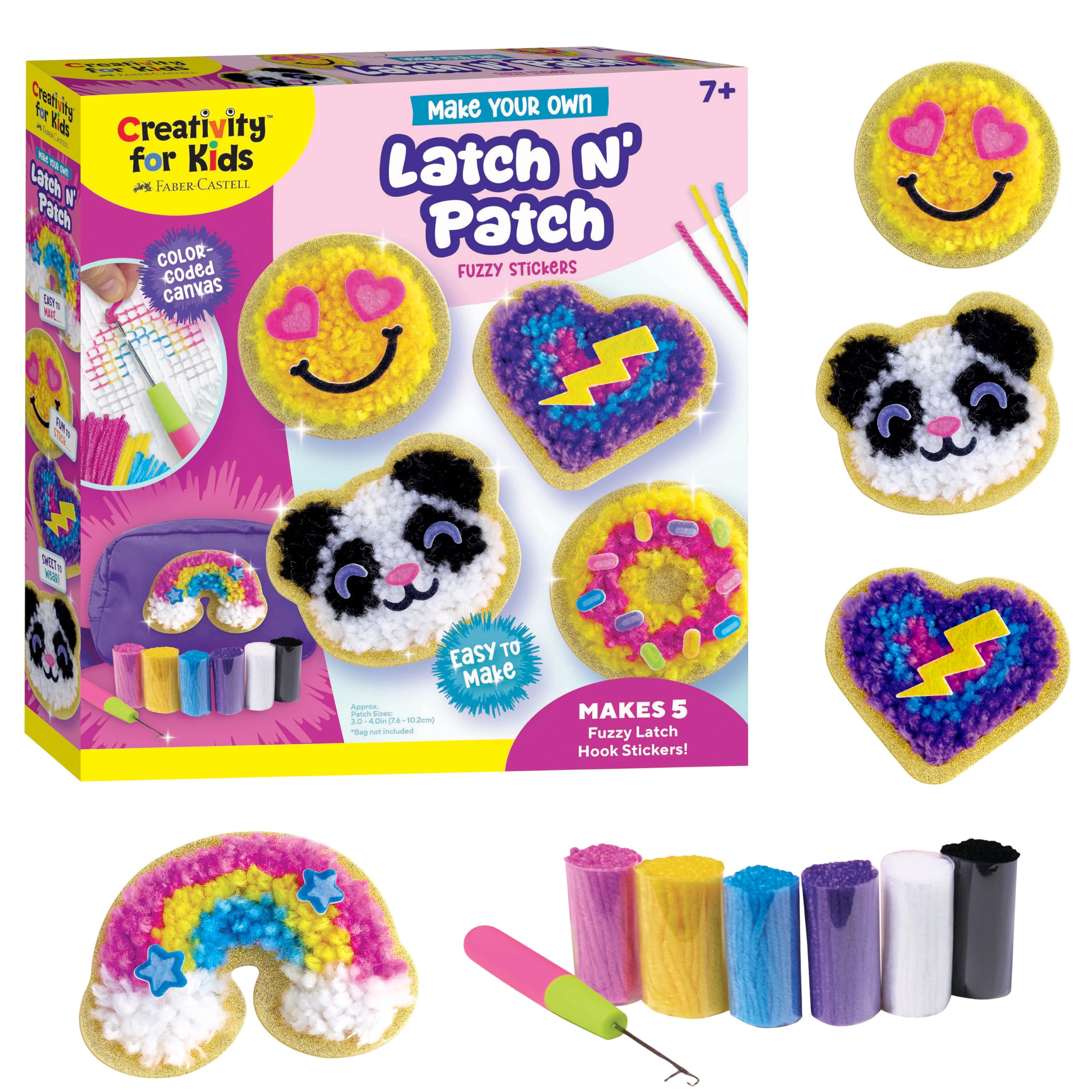 Amazon.com: Creativity for Kids Make Your Own Latch N' Patch Fuzzy
